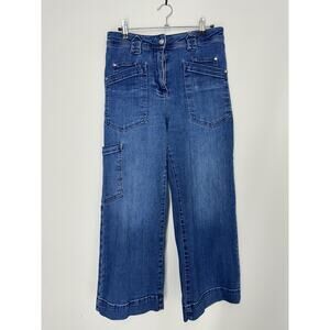 Maeve Gardener Carpenter High-Rise Crop Jeans from Anthropologie 29